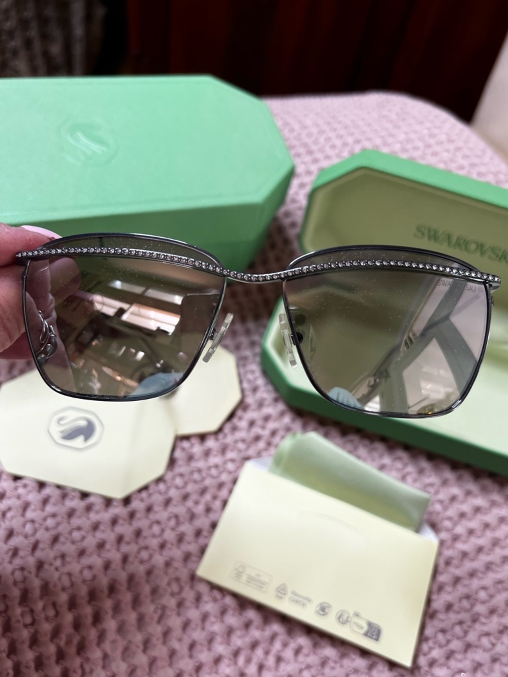 Swarovski SK7006 Rectangular Sunglasses (New)